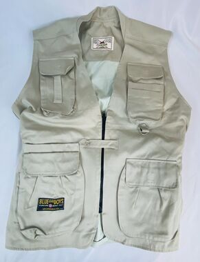 Utility Vest Fishing Pockets Tan Chaser Product Levi Strauss Men's Lg